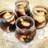 ミルクわらび餅inコーヒー